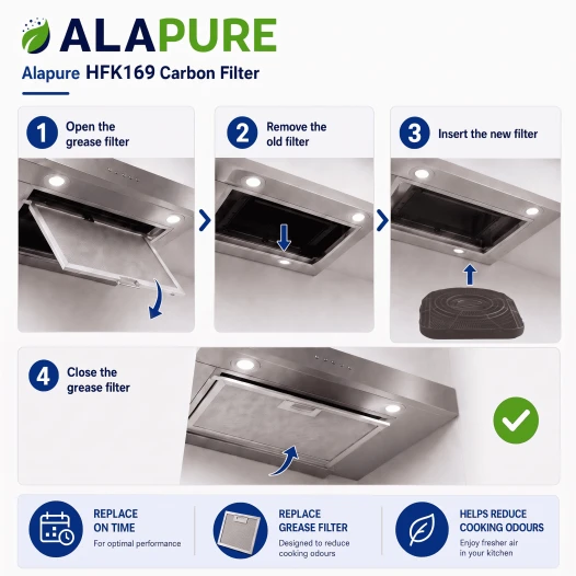 Alapure Aktivkohlefilter geeignet für ATAG 89011721 (2st.)