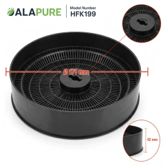 Alapure Aktivkohlefilter geeignet für Itho / Novy 6200055 / 508-900752 / 0051H0100