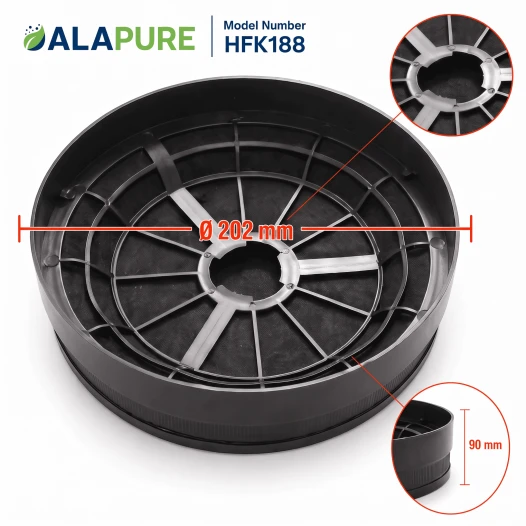 Alapure Aktivkohlefilter geeignet für Baumatic ST1