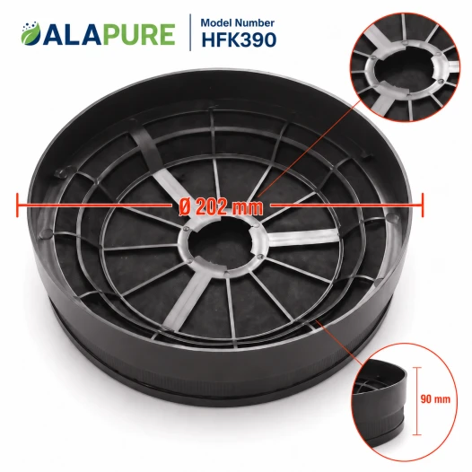 Alapure Aktivkohlefilter geeignet für Airlux CR390 / KFC6918