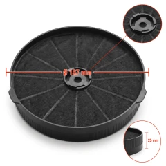 Faber Kohlefilter 112.0569.559 (2 Stück)