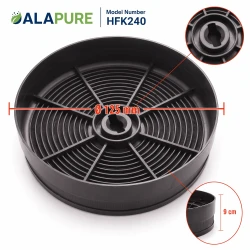 Alapure Kohlefilter passend für Zanussi ECFB03ST 9029865749 / ECFB03 (2 Stück)