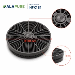 Alapure Aktivkohlefilter geeignet für Candy 49011548 / ACM14