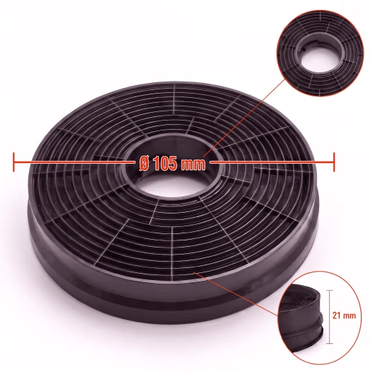 Respekta Kohlefilter MIZ 0058 / MIZ0058