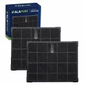 Alapure Aktivkohlefilter geeignet für Itho / Novy 508-900758 (2er-Pack)