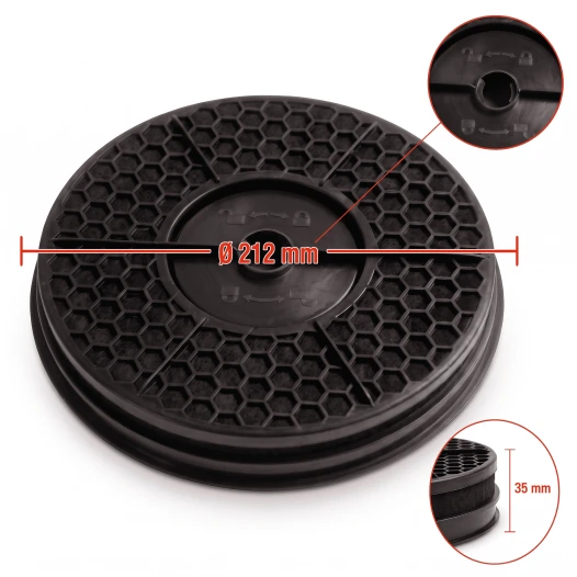 Beko Kohlefilter KF9197063655 / 115725