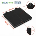 Alapure Aktivkohlefilter geeignet für Refsta K71