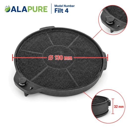 Alapure Aktivkohlefilter geeignet für CATA 02859394 / CARBFILT4