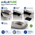 Alapure Aktivkohlefilter geeignet für Constructa 00744075 / 744075