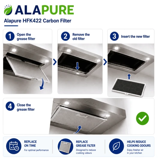 Alapure Aktivkohlefilter geeignet für Neff 00465577 / 465577