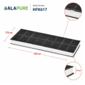 Alapure Aktivkohlefilter geeignet für Junker 00296178 / 296178 / DHZ3406