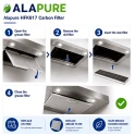Alapure Aktivkohlefilter geeignet für Junker 00296178 / 296178 / DHZ3406