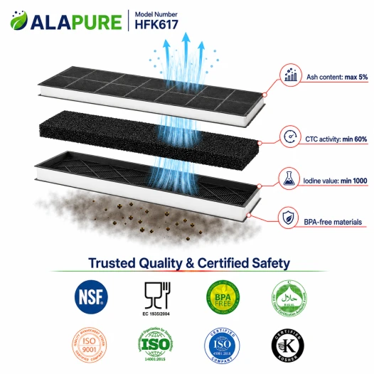 Alapure Aktivkohlefilter geeignet für Junker 00296178 / 296178 / DHZ3406