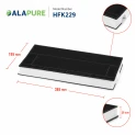 Alapure Aktivkohlefilter geeignet für Neff 00434229 / 434229 / Z5144X1