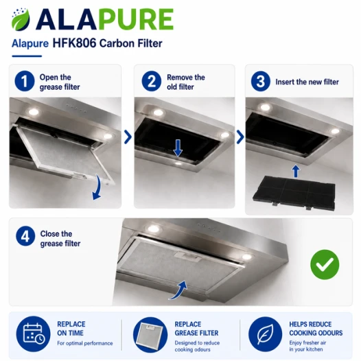 Alapure Aktivkohlefilter geeignet für Siemens 11025806 / 11008216 / LZ45610