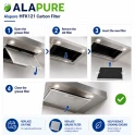 Alapure Aktivkohlefilter geeignet für Gaggenau 00351210 / 351210 / AA001010 / KF600090