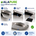 Alapure HFK732 Aktivkohlefilter geeignet für 360732 / 00360732 / DRZ94UC / AA260112