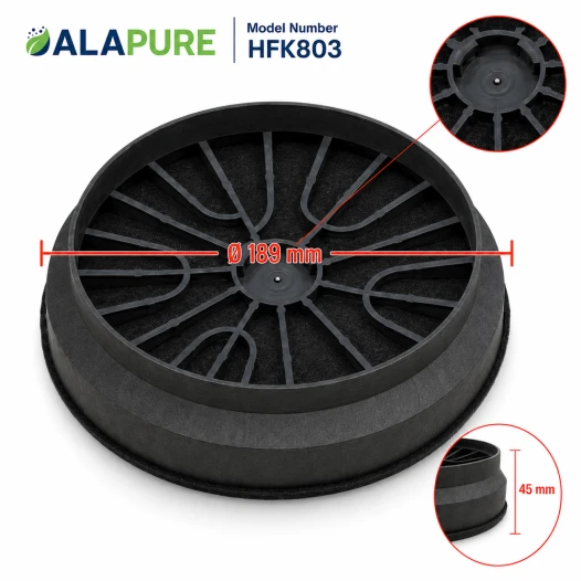 Alapure Aktivkohlefilter geeignet für Viva 00796390 / 796390