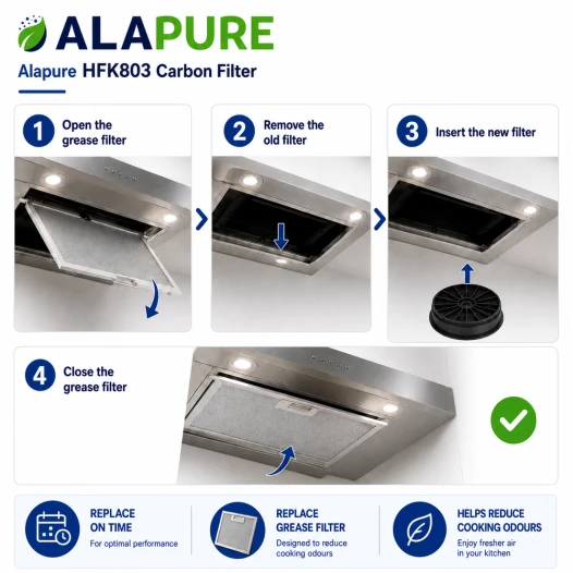 Alapure Aktivkohlefilter geeignet für Viva 00796390 / 796390