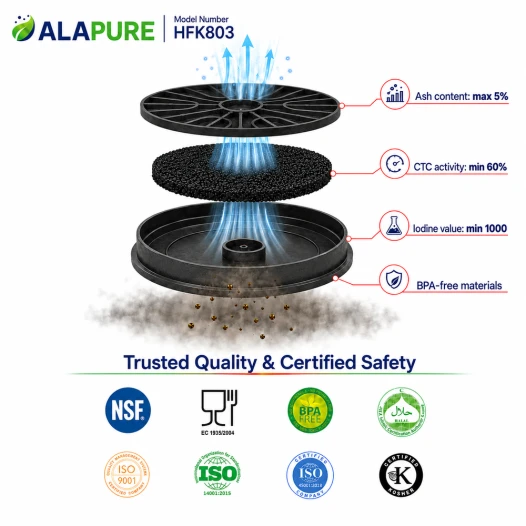 Alapure Aktivkohlefilter geeignet für Viva 00796390 / 796390
