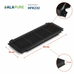 Alapure Aktivkohlefilter geeignet für Airforce AFFCA2329i