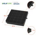 Alapure Aktivkohlefilter geeignet für Airforce AFFCAF97CS / AFCFCAF97CS