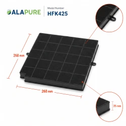 Alapure Aktivkohlefilter geeignet für Airforce AFFCAF97CS / AFCFCAF97CS