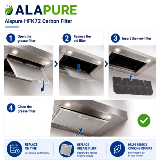 Alapure Kohlefilter geeignet für Electrolux MCFB82ST / 9029865806