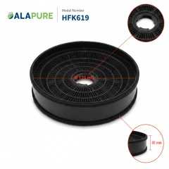 Alapure Aktivkohlefilter geeignet für Candy KFC6918 / 35602061 (2St.)