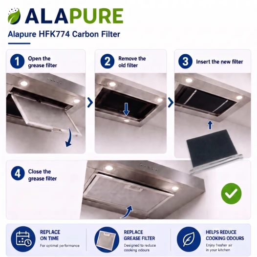 Alapure Kohlefilter passend für Sauter 74X5226
