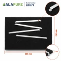 Alapure HFK79 Kohlefilter passend für Brandt Kohlefilter 74X1272