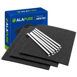 Alapure Aktivkohlefilter geeignet für Sauter 79X8361 / AK204AE1 (3 Stck.)