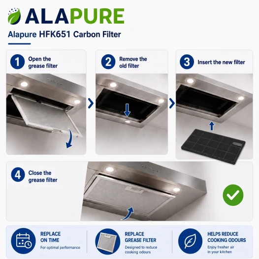 Alapure Kohlefilter passend für Ikea 482000005727 (2 St.)