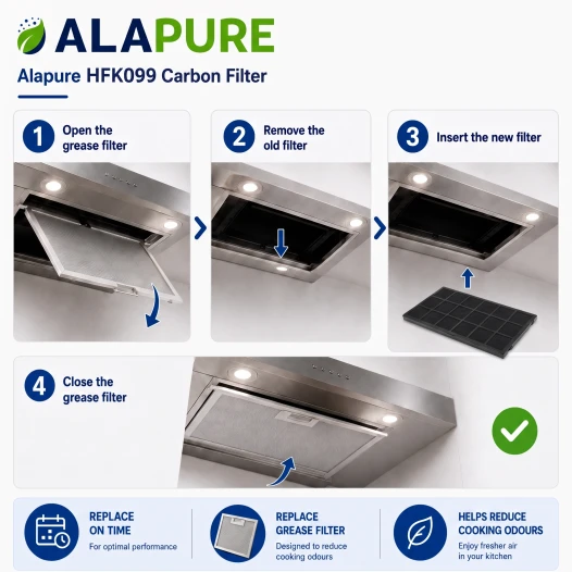 Alapure Kohlefilter passend für Brandt 70X1710 / KF12