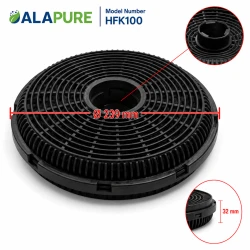 Alapure Kohlefilter passend für Arcelik 9197068268 (2 Stück)