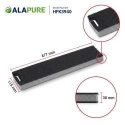 Alapure HFK3940 Passend für Miele Kohlefilter DKF13-1