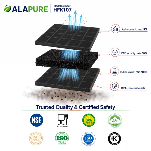 Alapure Kohlefilter passend für Zanussi MCFB58ST / 9029865848 / MCFB58