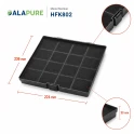 Alapure Aktivkohlefilter geeignet für DeDietrich AH4063U1 / 77X9377