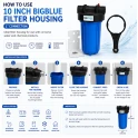 10Zoll BigBlue Filtergehäuse Anschluss 1Zoll