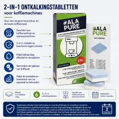 Alapure Entkalkungstabletten geeignet für Severin 2-in-1 ZB8697 (6x20gr)