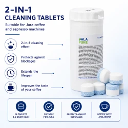 Alapure 2 in 1 Reinigungstabletten ALA-CMC303 (14 Stück)