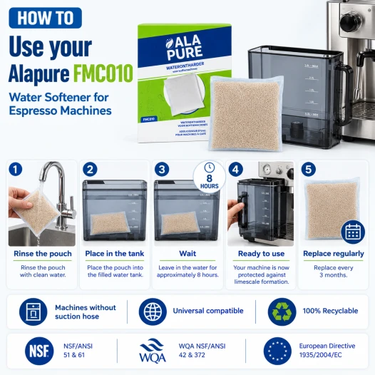 Alapure Softballs FMC010 Geeignet für Delonghi DLSC551