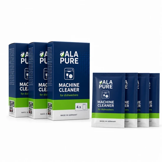 Alapure Maschinenreiniger für Geschirrspüler geeignet für Bosch 00312485 - 12x50g