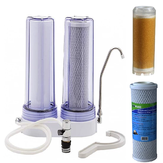 Wohnmobil-Wasserfilter-Set für sicheres und kalkfreies Trinkwasser Wohnmobil-Wasserfilter-Set für sicheres und kalkfreies Trinkwasser