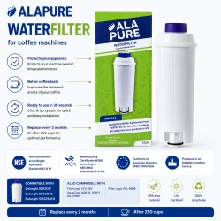 Alapure Wasserfilter passend für Delonghi DLSC002 / SER3017