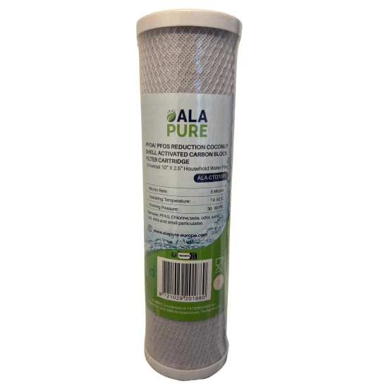 Alapure PFAS-Kohlefilter-Kohlenstoffblock ALA-CTO10PS