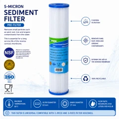 Alapure 20-Zoll-Vorfilter Sediment 5 Mikron ALA-PPL20-05