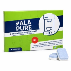 Alapure 2-in-1 Entkalkungstabletten 20g Espressomaschine (30 St.)