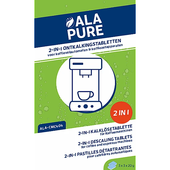 Alapure 2 in 1 Entkalkungstabletten geeignet für Jura 61848 ( 3 St.)