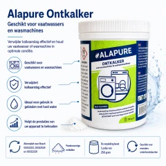 Alapure Entkalker geeignet für Bosch 00312524 / 00312330 für Geschirrspüler und Waschmaschinen - Pulverform